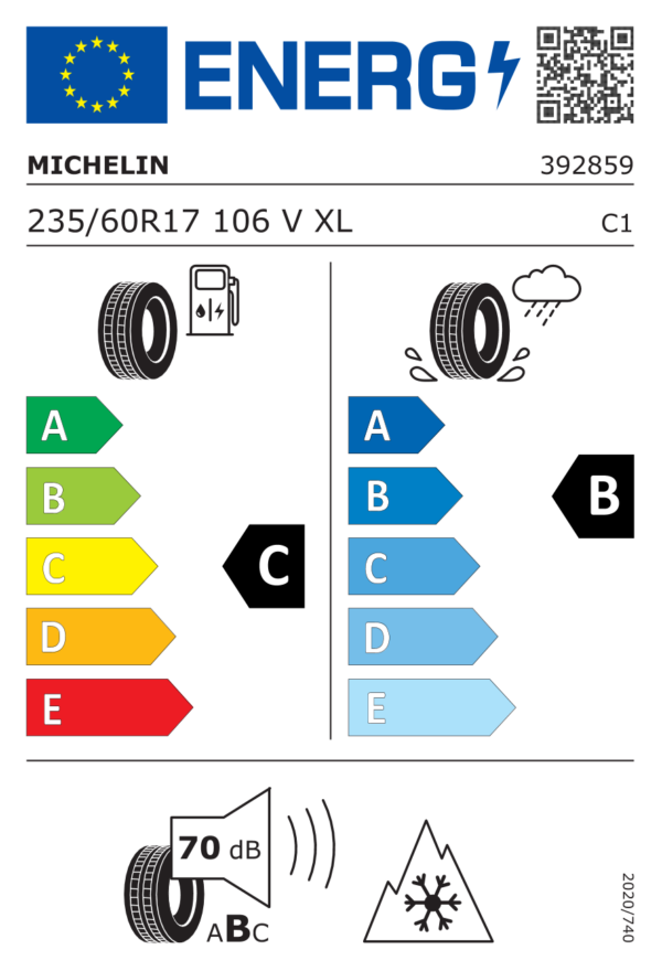 Michelin <br />CROSSCLIMATE SUV <br />235/60VR17TLXL 106 V – Image 2