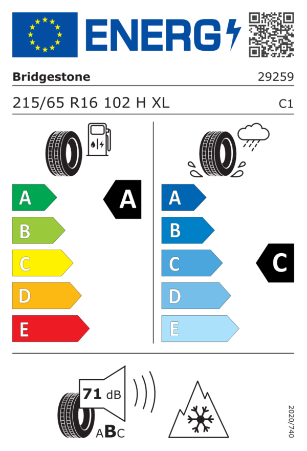 Bridgestone A005 WEATHER CONTROL EVO 1773791