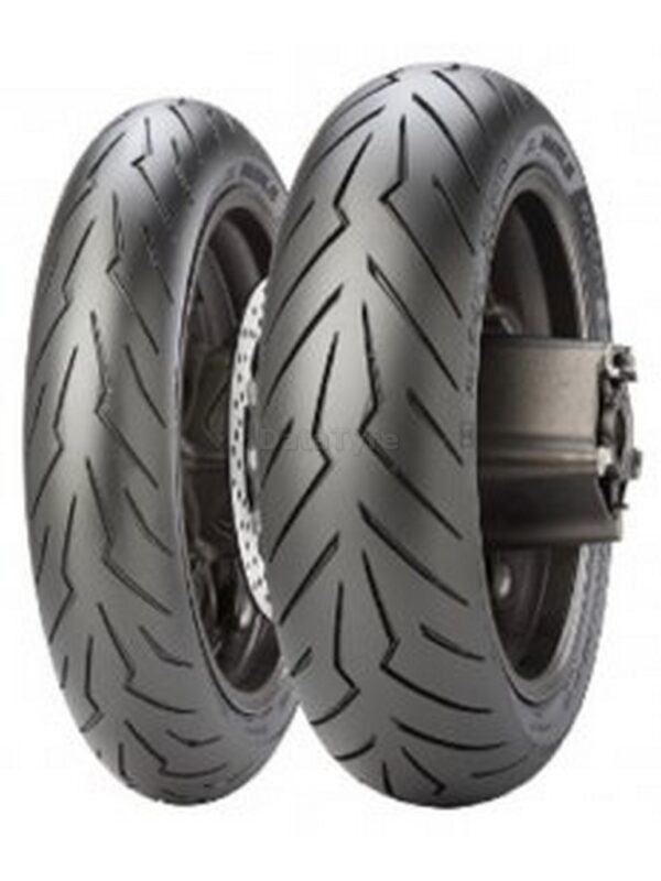 Pneu Pirelli DIABLO ROSSO SCOOTER FRONT 120/70-12TLRF 58 P Front/Rear pour Scooter