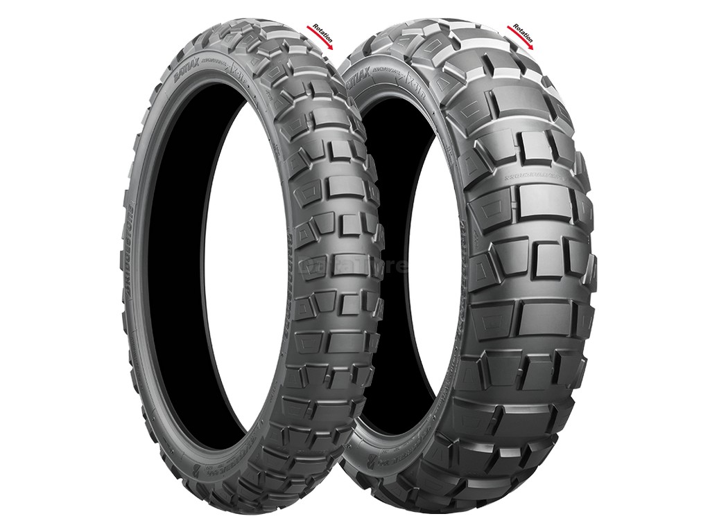 Pneu Bridgestone ADVENTURECROSS AX41F 100/90-18TL 56 P pour Moto