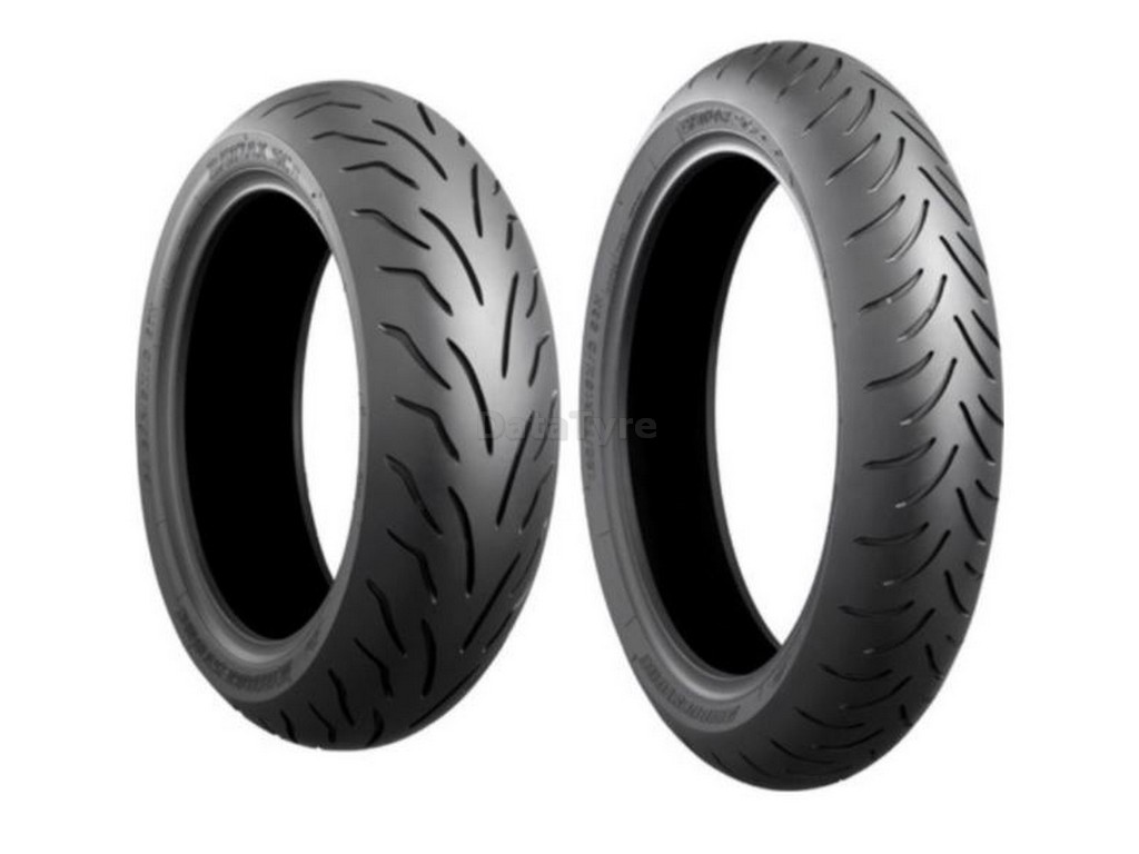 Pneu Bridgestone BATTLAX SCOOTER FRONT 100/80-14TL 48 P pour Scooter