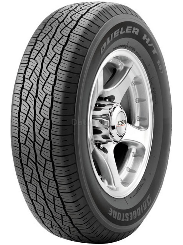 Pneu Bridgestone Dueler H/T 687 225/65HR17TL. 102 H pour SUV/4x4