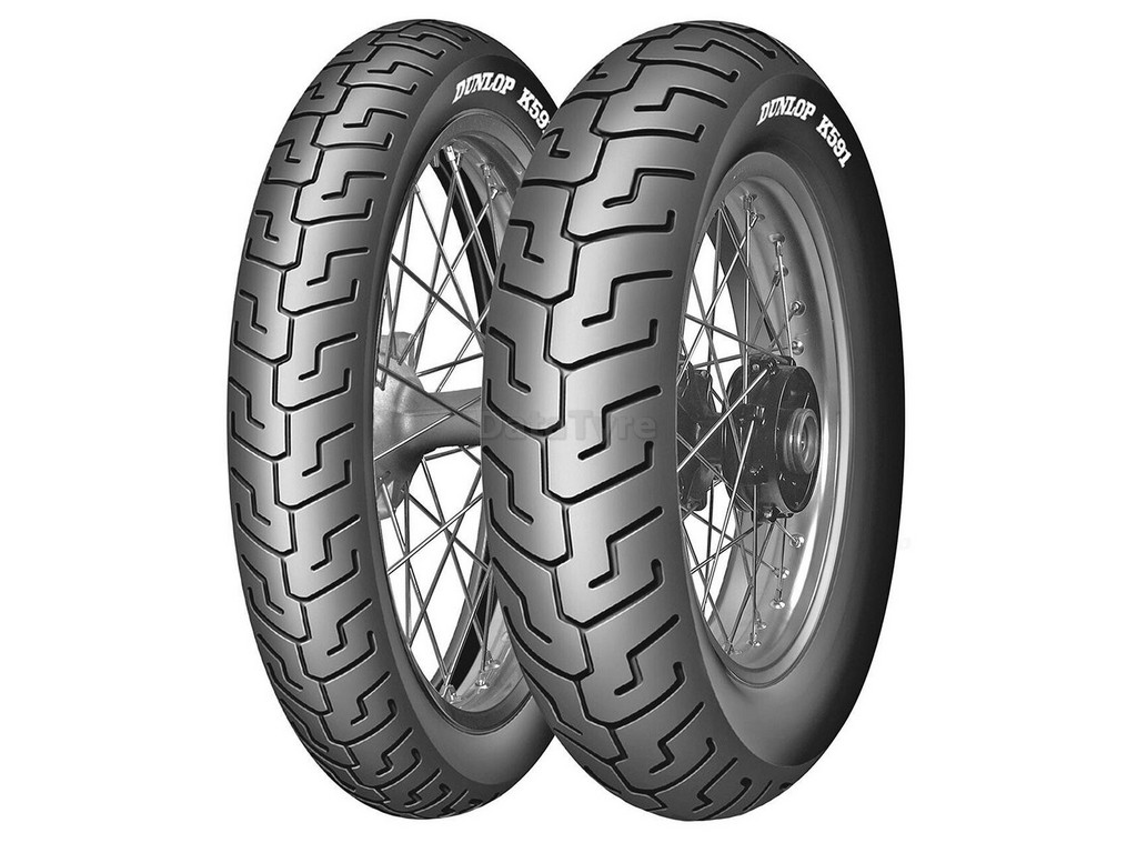 Pneu Dunlop K 591 HARLEY DAVIDSON 160/70B17TL 73 V M/C Rear H/D pour Moto