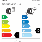 Étiquetage des pneumatiques de l'Union Européenne Référence : 631012
