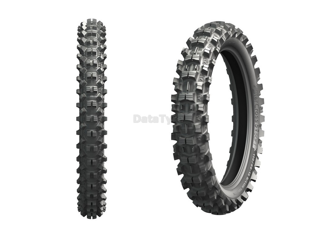Pneu Michelin STARCROSS 5 SOFT 80/100-21TT 51 M  Cross Soft pour Moto