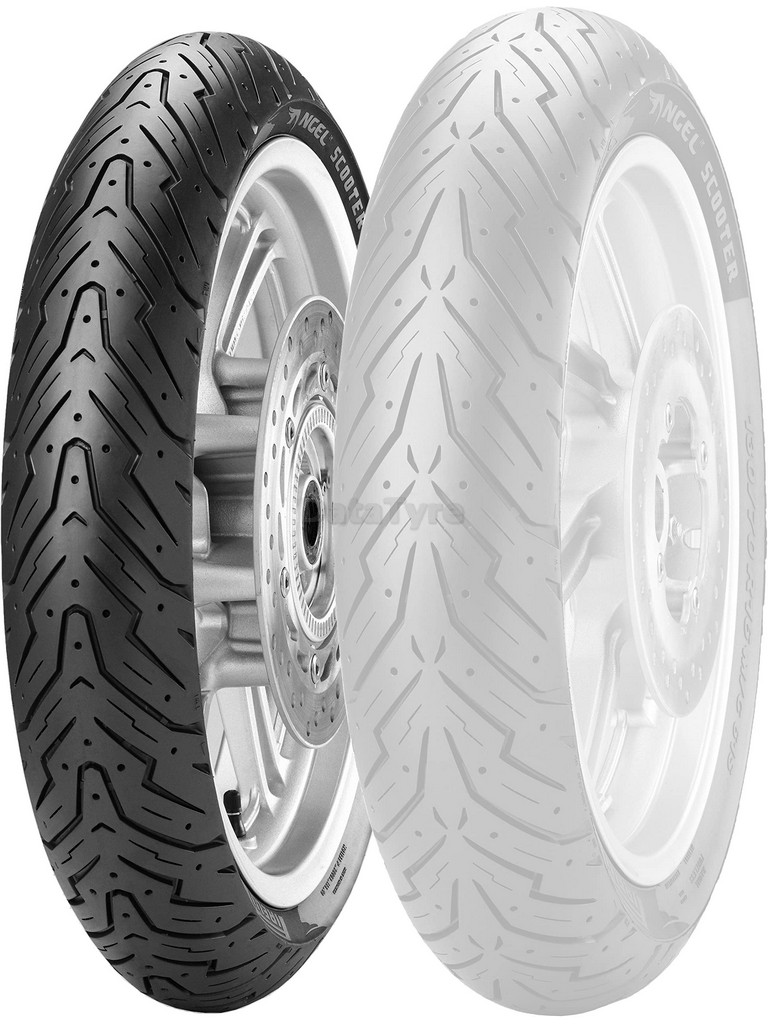 Pneu Pirelli ANGEL SCOOTER FRONT 100/80-10TL 53 L pour Scooter