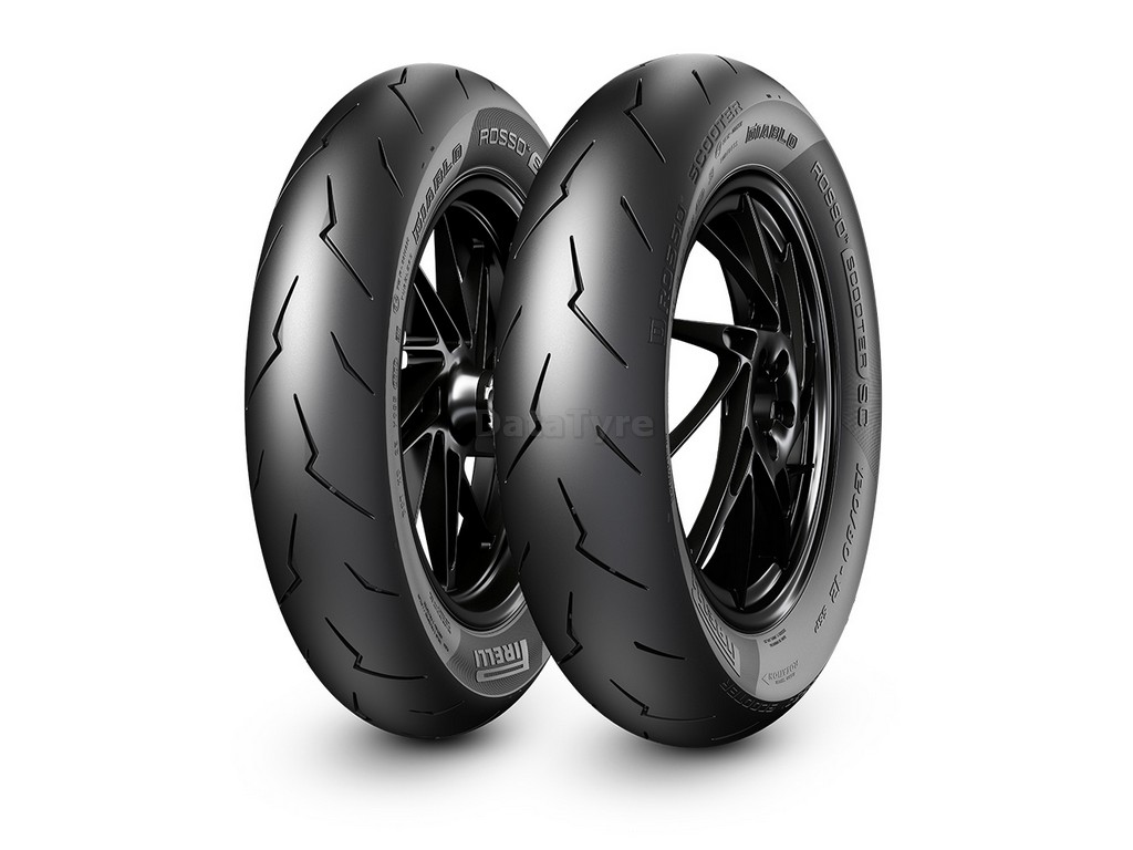 Pneu Pirelli DIABLO ROSSO SCOOTER SC 120/80-12TL 55 P Rear pour Scooter