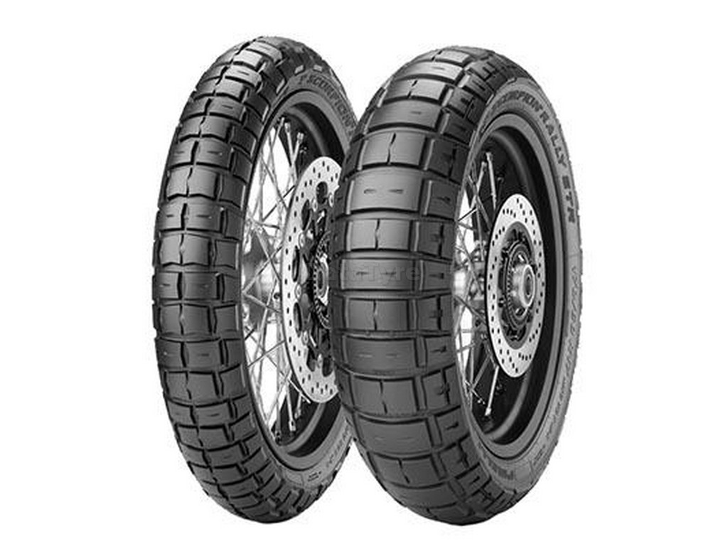 Pneu Pirelli SCORPION RALLY STR 170/60R17TL 72 V  M/C M+S pour Moto
