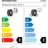 Étiquette UE 18966 pour Bridgestone Blizzak DM-V3 245/55 R19 103T Bridgestone Blizzak DM-V3 245/55 R19 103T - Image 2