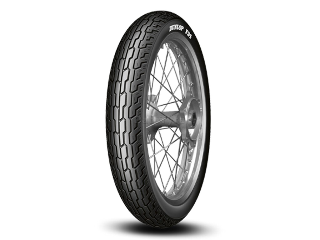 Pneu Dunlop F 24 100/90H19TL 57 H M/C Front pour Moto