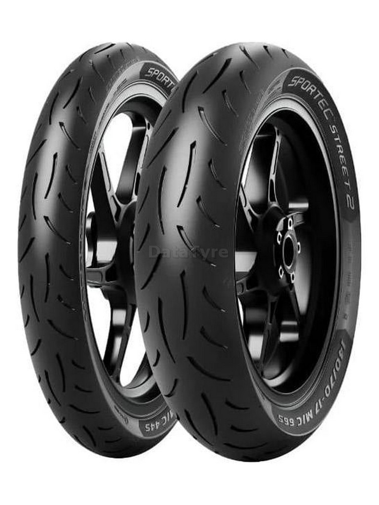Pneu Metzeler SPORTEC STREET 2 80/80-14TLRF 43 S pour Scooter