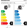 Étiquette UE 18921 pour Bridgestone Blizzak DM-V3 275/40 R21 107T XL Bridgestone Blizzak DM-V3 275/40 R21 107T XL - Image 2