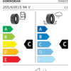 Étiquette UE 316622 pour Kormoran Road Performance 205/65 R15 94V Kormoran Road Performance 205/65 R15 94V - Image 2