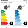 Ãtiquette UE 18914 pour Bridgestone Blizzak DM-V3 225/55 R18 98T Bridgestone Blizzak DM-V3 225/55 R18 98T - Image 2