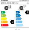 Étiquette UE 8714692804632 pour Vredestein Ultrac Pro 245/35 ZR18 (92Y) XL Vredestein Ultrac Pro 245/35 ZR18 92Y XL - Image 2
