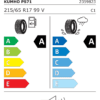 Étiquette UE 2359833 pour Kumho Ecsta PS71 235/55 R18 100V Kumho Ecsta PS71 235/55 R18 100V - Image 2