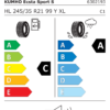 Étiquette UE 6302193 pour Kumho Ecsta Sport PS72 245/35 R21 99Y XL Kumho Ecsta Sport PS72 245/35 R21 99Y XL - Image 2
