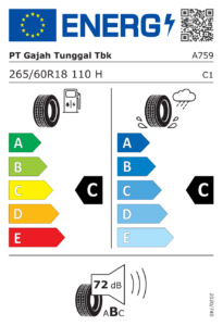 Étiquette européenne GT Radial Savero SUV