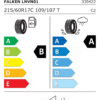 Étiquette UE 330422 pour Falken Linam VAN01 215/60 R17C 109T Falken Linam VAN01 215/60 R17C 109T - Image 2