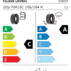 Étiquette UE 328034 pour Falken Linam VAN01 205/70 R15C 106R Falken Linam VAN01 205/70 R15C 106R - Image 2