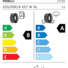 Étiquette UE 2710100 pour Pirelli P-Zero (PZ4) 255/50 R19 107W XL Pirelli P-Zero (PZ4) 255/50 R19 107W XL - Image 2