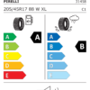 Étiquette UE 3145800 pour Pirelli Cinturato P7 (P7C2) 205/45 R17 88W XL Pirelli Cinturato P7 (P7C2) 205/45 R17 88W XL - Image 2