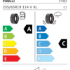 Étiquette UE 3746300 pour Pirelli Scorpion Zero All Season 255/65 R19 114V XL Pirelli Scorpion Zero All Season 255/65 R19 114V XL - Image 2