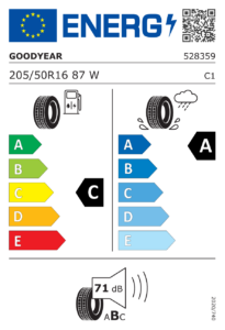 EU-Label Goodyear EfficientGrip Performance