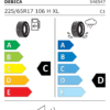 Étiquette UE 546547 pour Debica Frigo SUV 2 225/65 R17 106H XL Debica Frigo SUV 2 225/65 R17 106H XL - Image 2