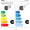 Étiquette UE 574711 pour Sava Intensa HP 205/65 R15 94H Sava Intensa HP 205/65 R15 94H - Image 2