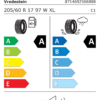 Étiquette UE 8714692506888 pour Vredestein Ultrac 205/60 R17 97W XL Vredestein Ultrac 205/60 R17 97W XL - Image 2