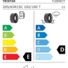 Étiquette UE TU069677 pour TRISTAR Snowpower 205/65 R15 102T TRISTAR Snowpower 205/65 R15 102T - Image 2