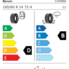 Étiquette UE 1540966 pour Barum Bravuris 5HM 165/60 R14 75H EV Barum Bravuris 5HM 165/60 R14 75H EV - Image 2