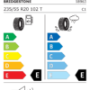 Étiquette UE 18963 pour Bridgestone Blizzak DM-V3 235/55 R20 102T Bridgestone Blizzak DM-V3 235/55 R20 102T - Image 2