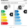 Étiquette UE 22959 pour Bridgestone Duravis All Season Evo 235/65 R16C 121/119R Bridgestone Duravis All Season Evo 235/65 R16C 121/119R - Image 2