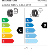 Étiquette UE 19569 pour Bridgestone Duravis R660 235/65 R16C 121/119R Bridgestone Duravis R660 235/65 R16C 121/119R - Image 2