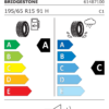 Étiquette UE 25744 pour Bridgestone Ecopia EP150 195/65 R15 91H Bridgestone Ecopia EP150 195/65 R15 91H - Image 2