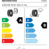Étiquette UE 14065 pour Bridgestone Weather Control A005 235/50 R18 101H XL Bridgestone Weather Control A005 235/50 R18 101H XL - Image 2