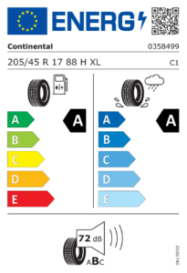 Étiquette européenne Continental EcoContact 6