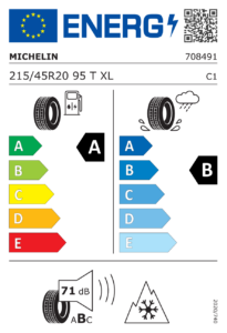 Etichetta europea Michelin CrossClimate 2