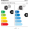 Étiquette UE 28631 pour Bridgestone Turanza 6 235/45 R19 99V XL Bridgestone Turanza 6 235/45 R19 99V XL - Image 2