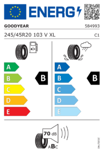 EU-Label Goodyear Eagle F1 Asymmetric 3 SUV