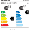 Étiquette UE 20776 pour Bridgestone Duravis All Season 195/60 R16C 99/97H Bridgestone Duravis All Season 195/60 R16C 99/97H - Image 2
