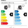 Étiquette UE 3909600 pour Pirelli Cinturato All Season SF 2 185/60 R15 88V XL Pirelli Cinturato All Season SF 2 185/60 R15 88V XL - Image 2