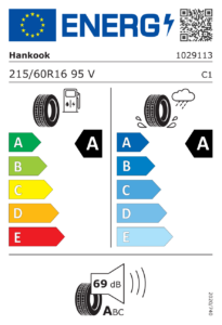 Étiquette européenne Hankook Ventus Prime 4 (K135)