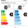 Étiquette UE 4688900 pour Pirelli P Zero 295/40 ZR21 (111Y) XL Pirelli P Zero 295/40 ZR21 (111Y) XL - Image 2