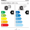 Étiquette UE 4609600 pour Pirelli Pzero (PZ5) 265/40 R22 109V XL Pirelli Pzero (PZ5) 265/40 R22 109V XL - Image 2