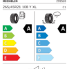 Étiquette UE 299569 pour Michelin Pilot Sport 5 Energy 265/45 R21 108Y XL Michelin Pilot Sport 5 Energy 265/45 R21 108Y XL - Image 2
