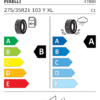 Étiquette UE 4788000 pour Pirelli P-Zero (PZ4) 275/35 R21 103Y XL Pirelli P-Zero (PZ4) 275/35 R21 103Y XL - Image 2