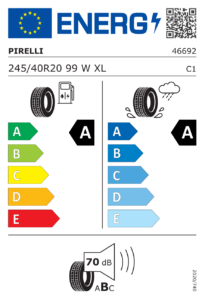 Etichetta europea Pirelli Pzero (PZ5)